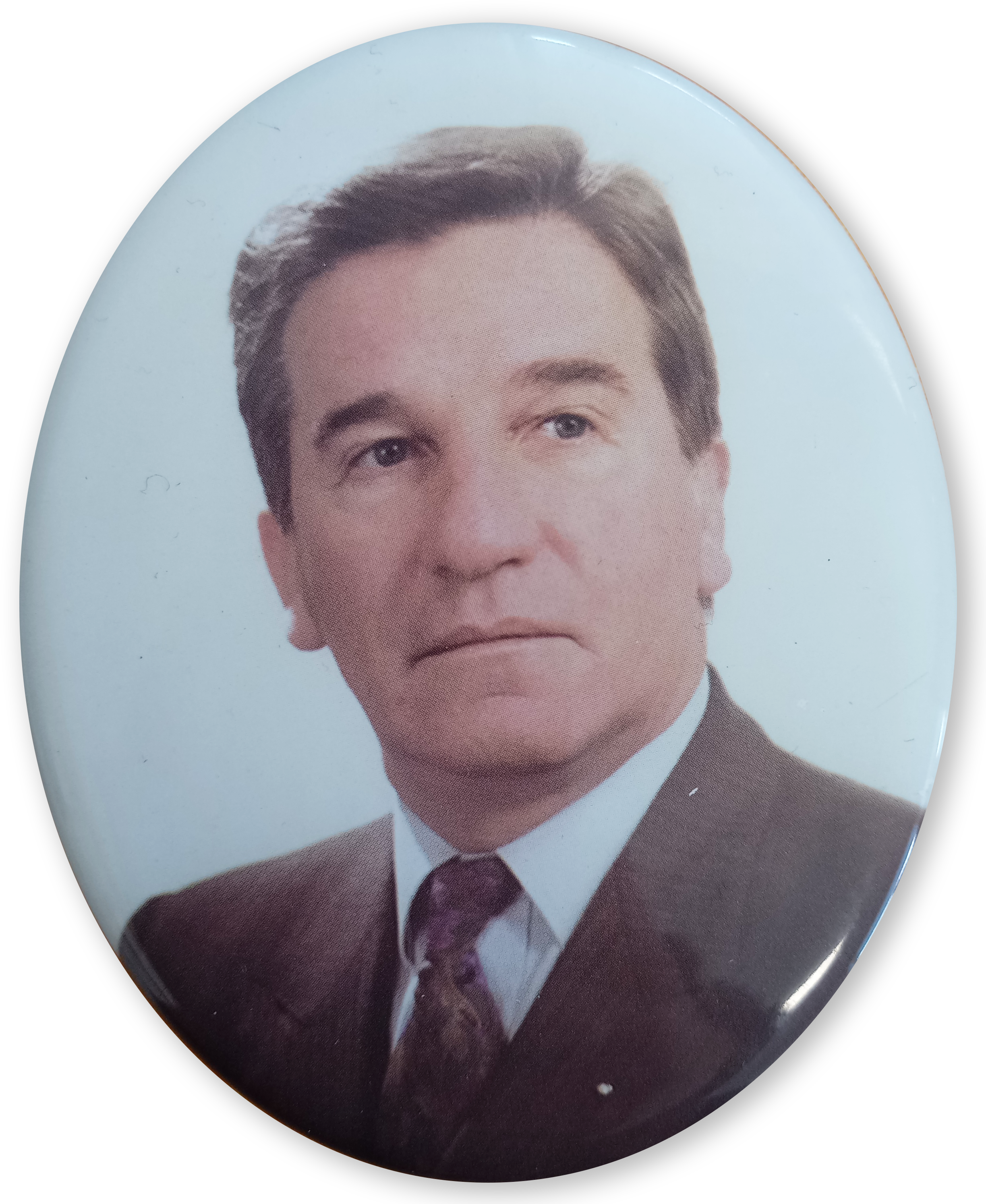 Oval Ceramic Photo Example